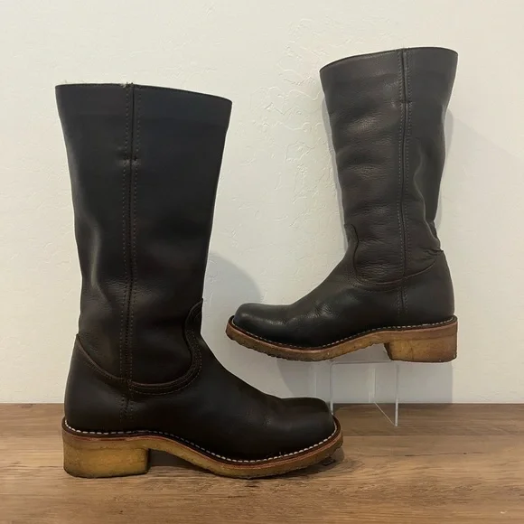 Frye Campus 14L Boots Sherling Lined Gum sole - Women’s size 8 - Picture 2 of 9